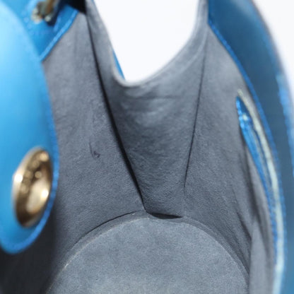 Louis Vuitton Cluny Shoulder Bag Epi Leather, BLUE, LEATHER, Shoulder bag