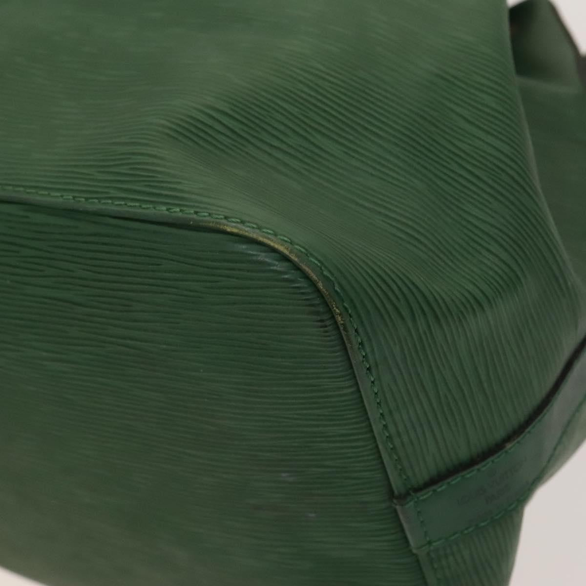 Louis Vuitton Petit Noe Handbag Epi Leather, GREEN, LEATHER, Shoulder bag