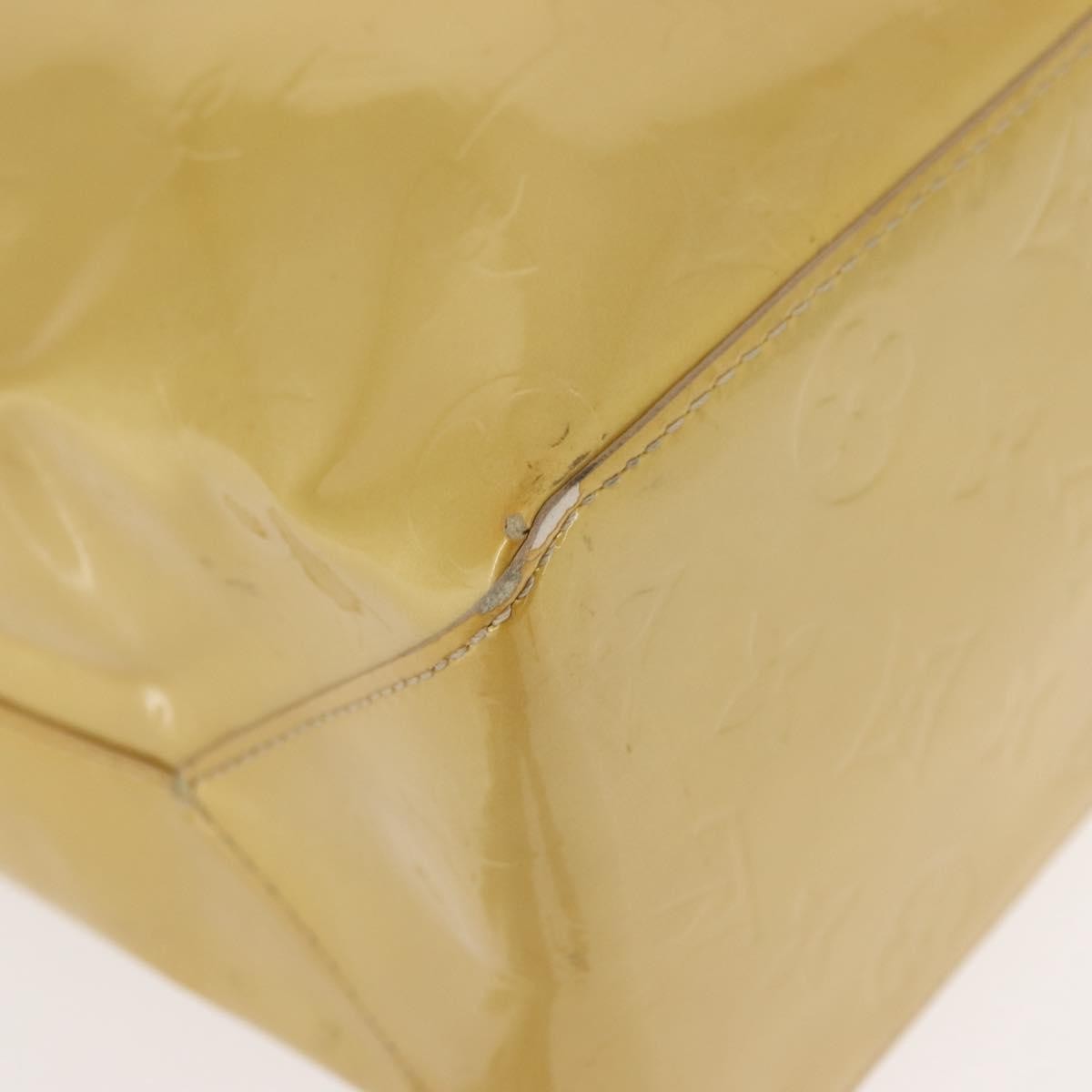 Louis Vuitton Reade Handbag Monogram Vernis, BEIGE, PATENT_LEATHER, Handbag