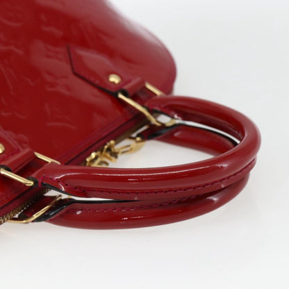 Louis Vuitton Alma Handbag Patent Leather, RED, PATENT_LEATHER, Handbag
