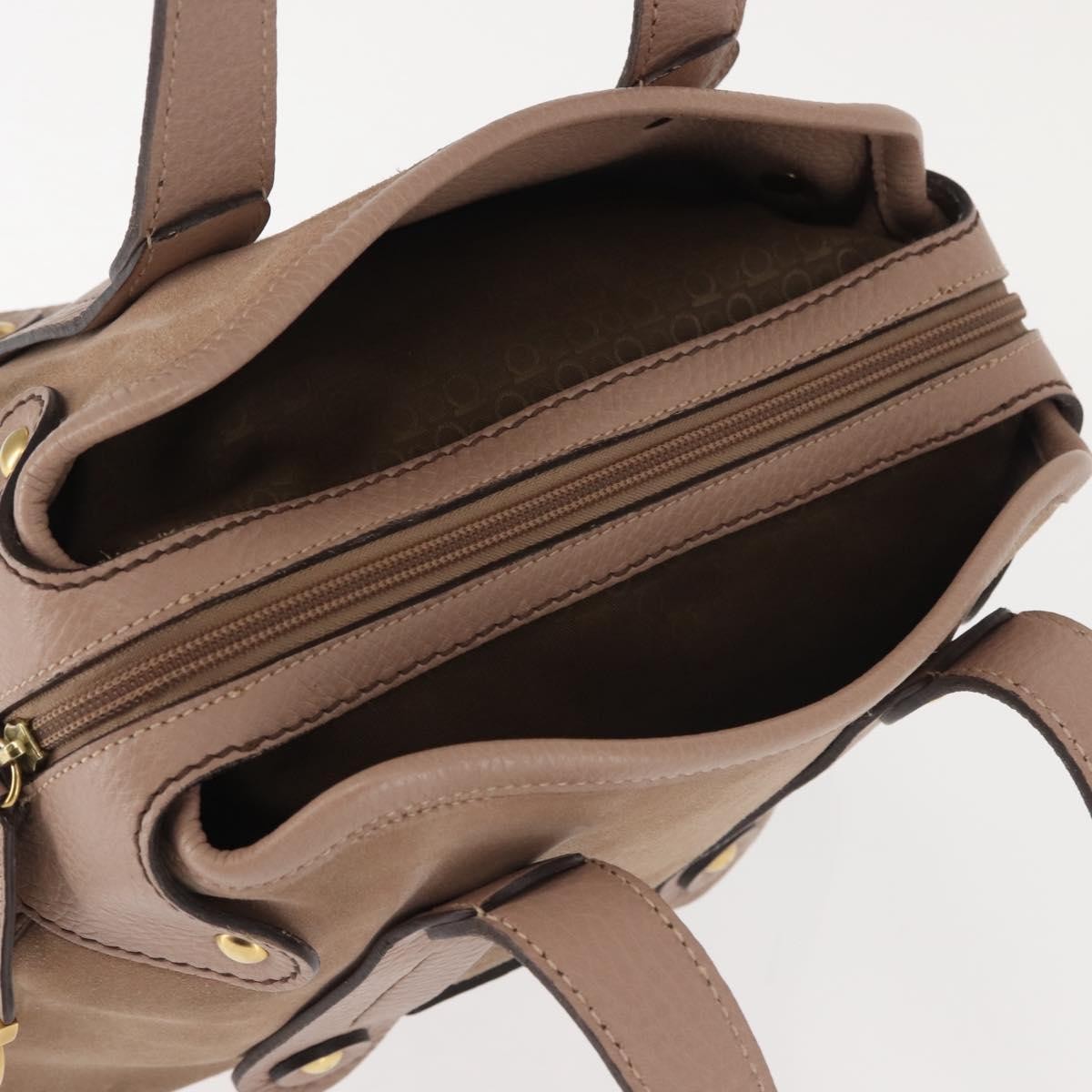 Salvatore Ferragamo Gancini Tote Leather, PINK, LEATHER, Tote bag