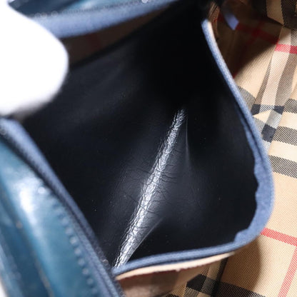 Burberry Vintage Shoulder Bag Canvas, NAVY, CANVAS, Shoulder bag