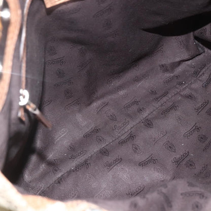 Gucci Bamboo Bar Tote GG Canvas, BEIGE, CANVAS, Tote bag