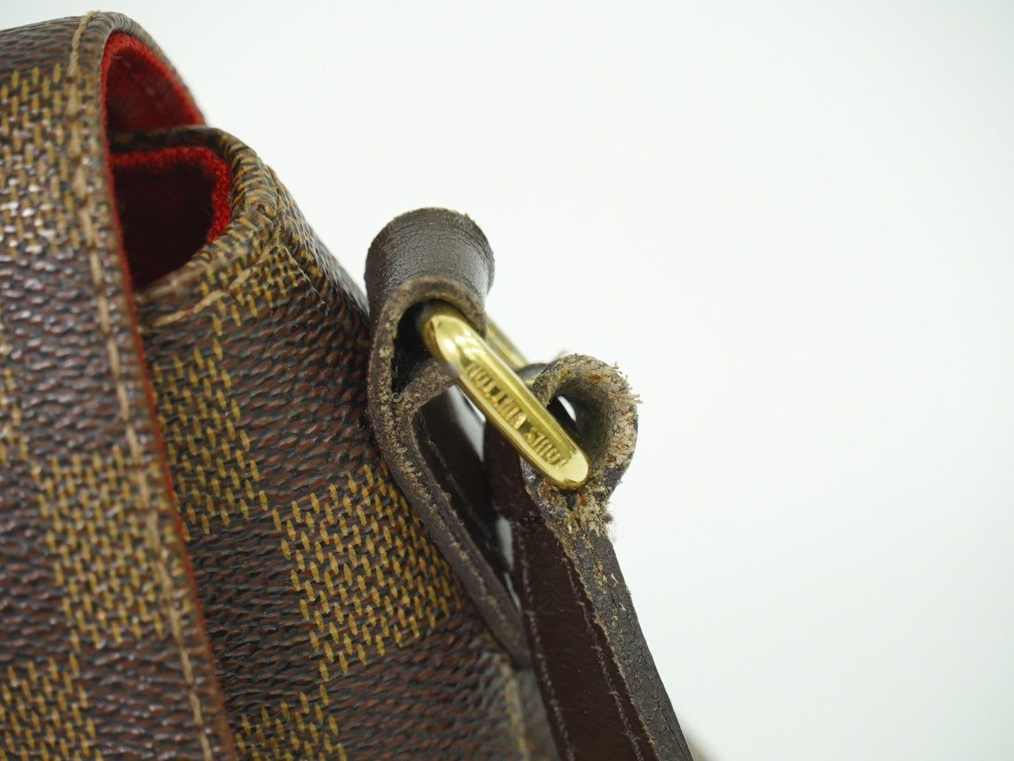 Louis Vuitton Besace Rosebery Handbag Damier, BROWN, CANVAS, Shoulder bag