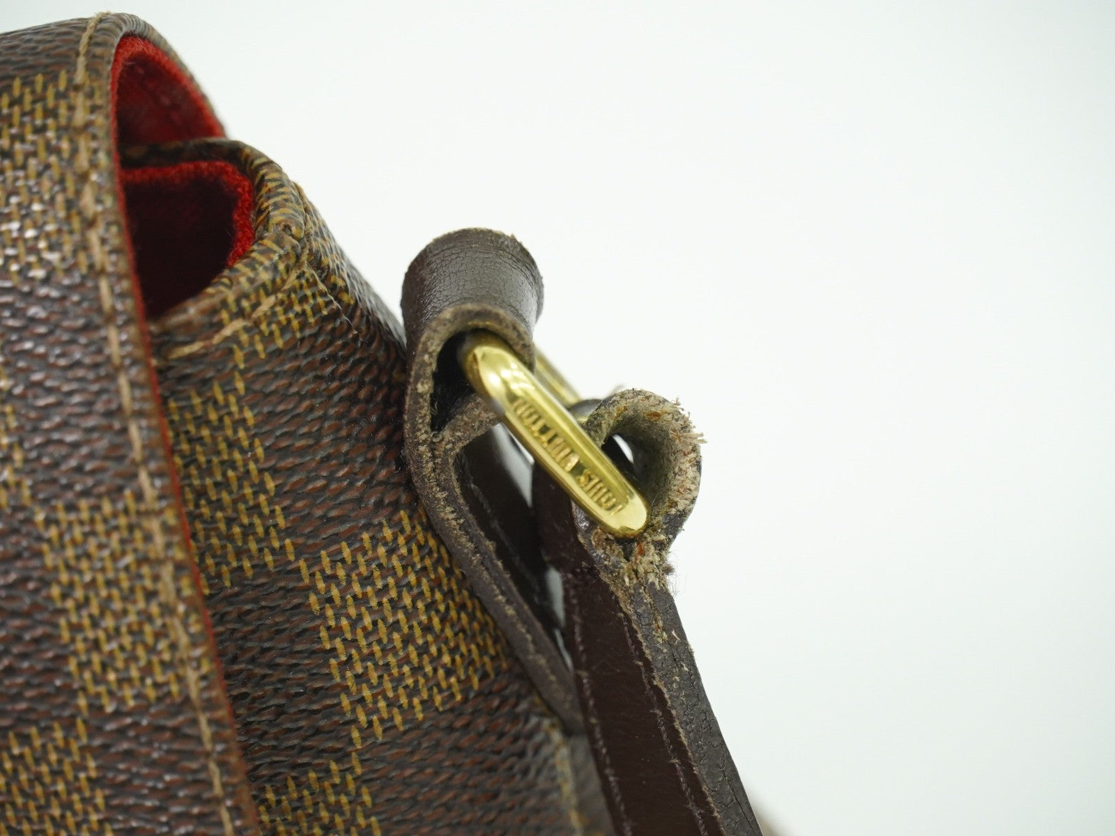 Louis Vuitton Besace Rosebery Handbag Damier, BROWN, CANVAS, Shoulder bag