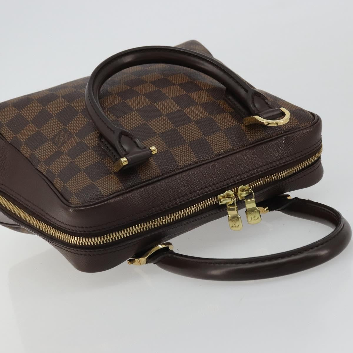 Louis Vuitton Triana Bag Damier, Brown, Canvas, Handbag