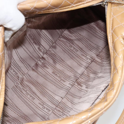 Salvatore Ferragamo Vala Handbag Patent leather, BEIGE, PATENT_LEATHER, Handbag