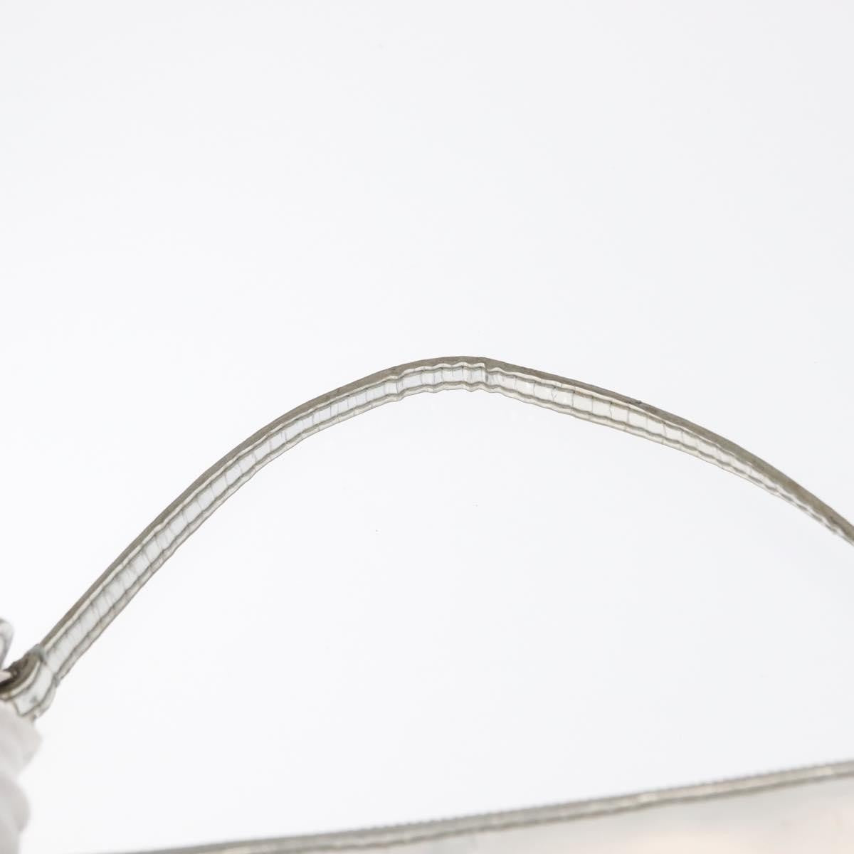 Louis Vuitton Pochette Clutch Monogram Miroir PVC, SILVER, PVC, Clutche & pouche