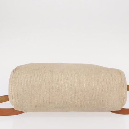 Hermes Herbag A Dos Backpack Toile, BEIGE, CANVAS, Backpack