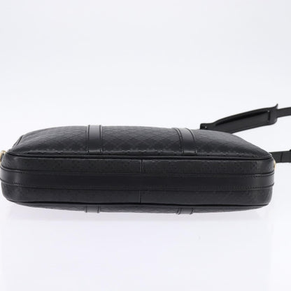 Gucci Diamante bright briefcase Leather, BLACK, LEATHER, Briefcase