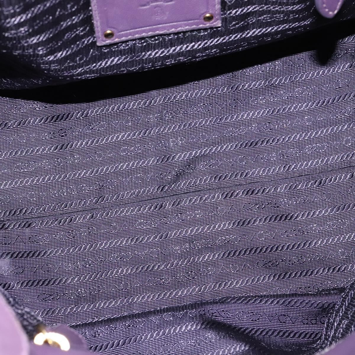 Prada Gaufre Convertible Tote Tessuto, PURPLE, NYLON, Tote bag