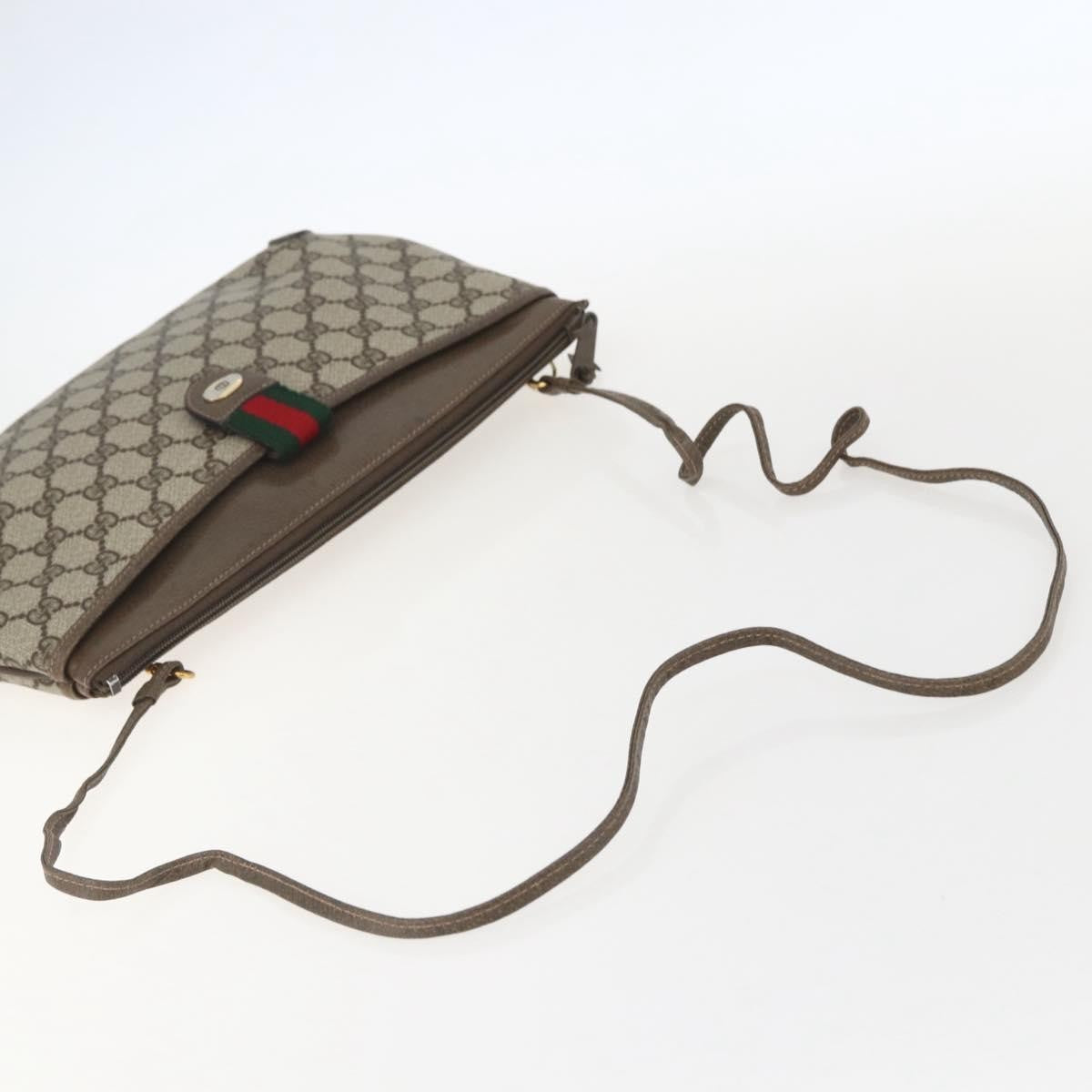 Gucci Vintage Web Crossbody Bag GG Coated Canvas, BEIGE, CANVAS, Shoulder bag