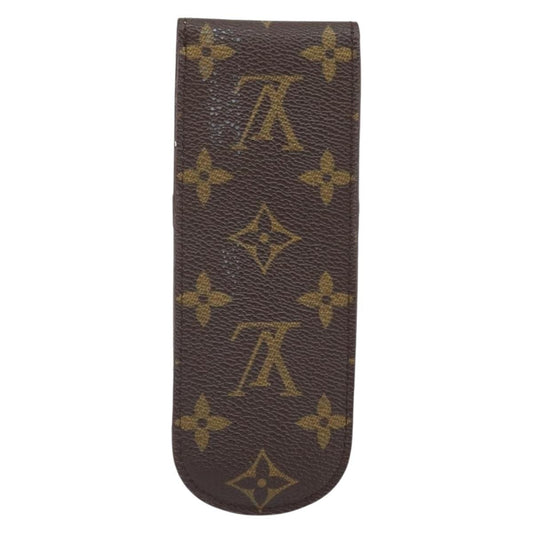 Louis Vuitton Etui à stylo Canvas, BROWN, CANVAS, Clutche & pouche