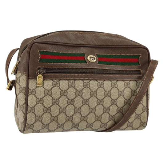 Gucci Vintage Ophidia Shoulder Bag GG Canvas, BEIGE, PVC, Shoulder bag