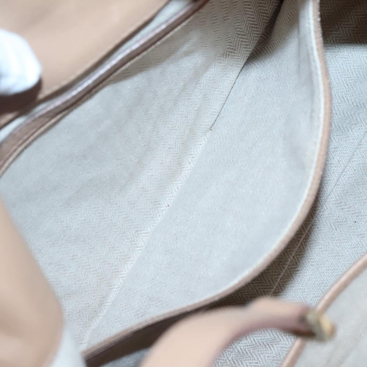 Bvlgari Chandra Hobo Canvas and Leather, BEIGE, CANVAS, Shoulder bag