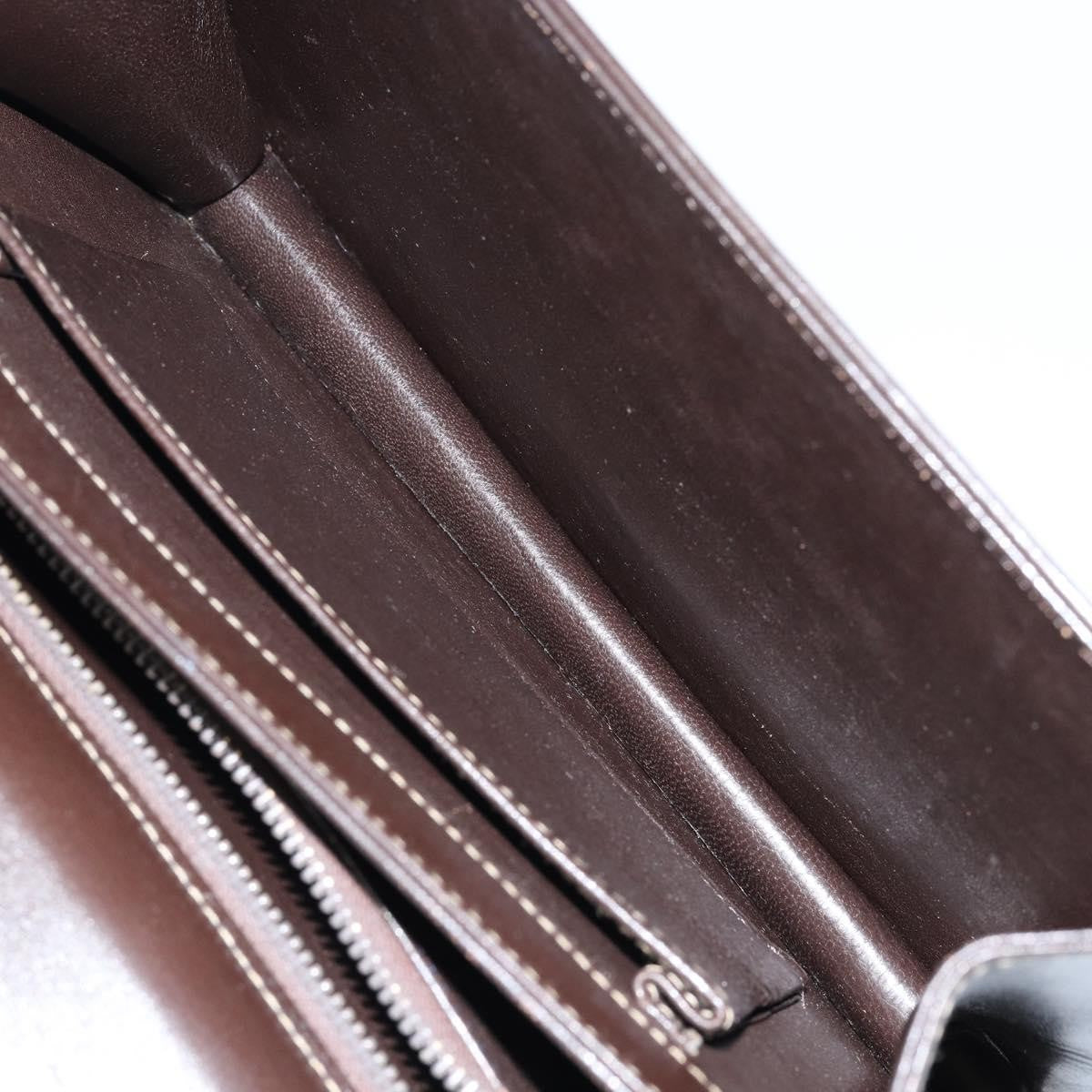 Celine C Sulky Shoulder bag Canvas and Leather, BROWN, CANVAS, Shoulder bag