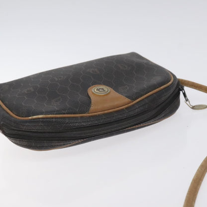 Christian Dior Vintage Honeycomb Shoulder Bag Canvas, BLACK, CANVAS, Shoulder bag