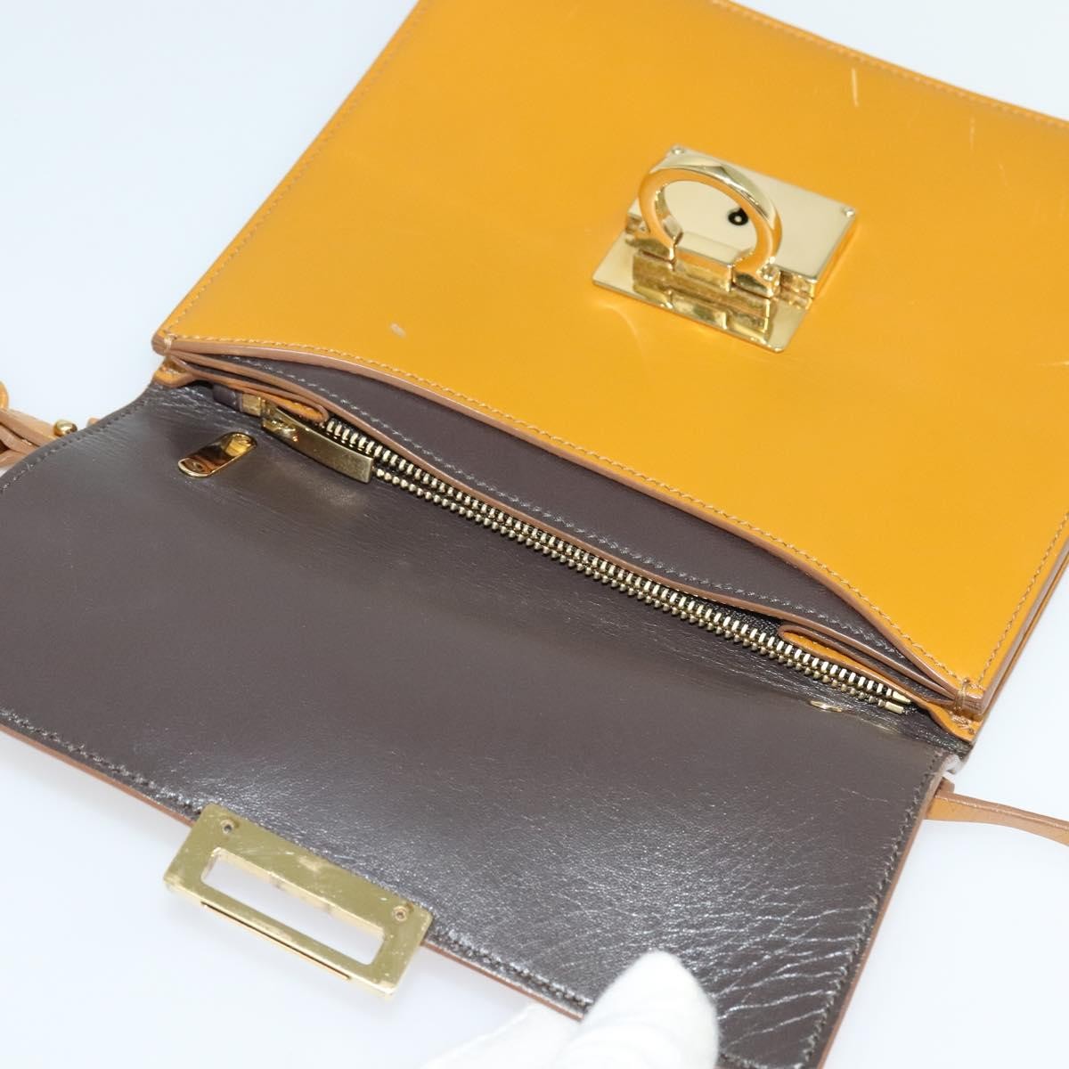 Salvatore Ferragamo Marisol Crossbody Bag Leather, BROWN, LEATHER, Crossbody bag