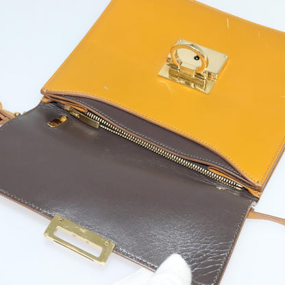 Salvatore Ferragamo Marisol Crossbody Bag Leather, BROWN, LEATHER, Crossbody bag