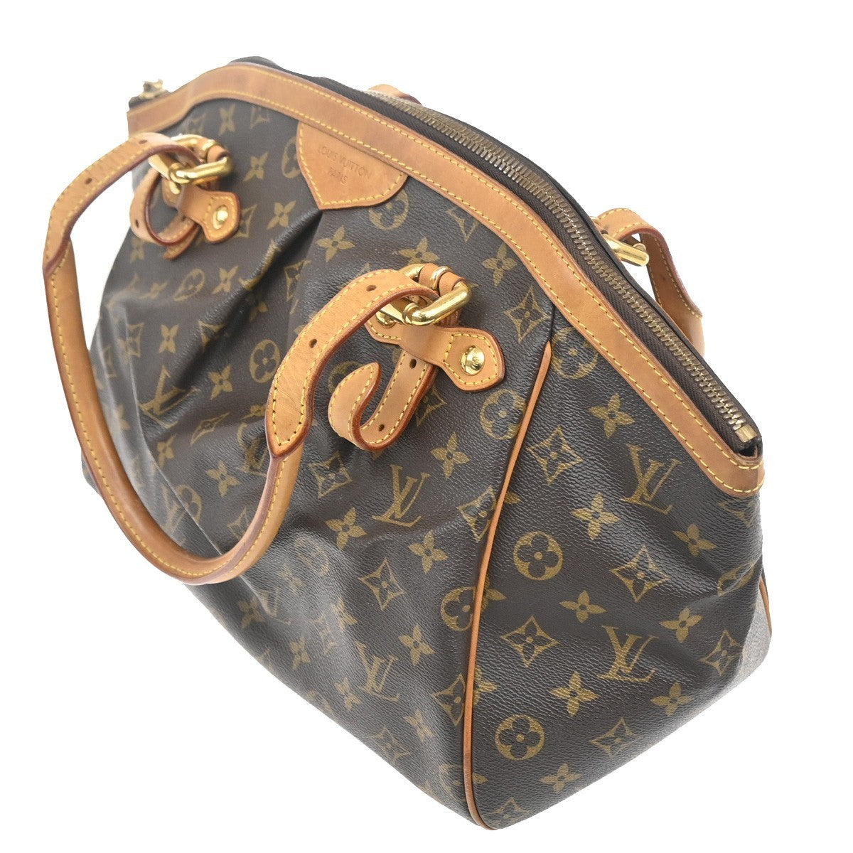 Louis Vuitton Tivoli Handbag Monogram Canvas, BROWN, CANVAS, Shoulder bag