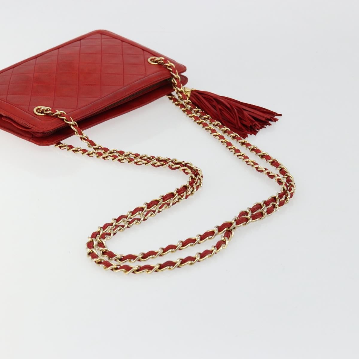Chanel Chain Clutch Leather, Multicolour, Leather, Handbag