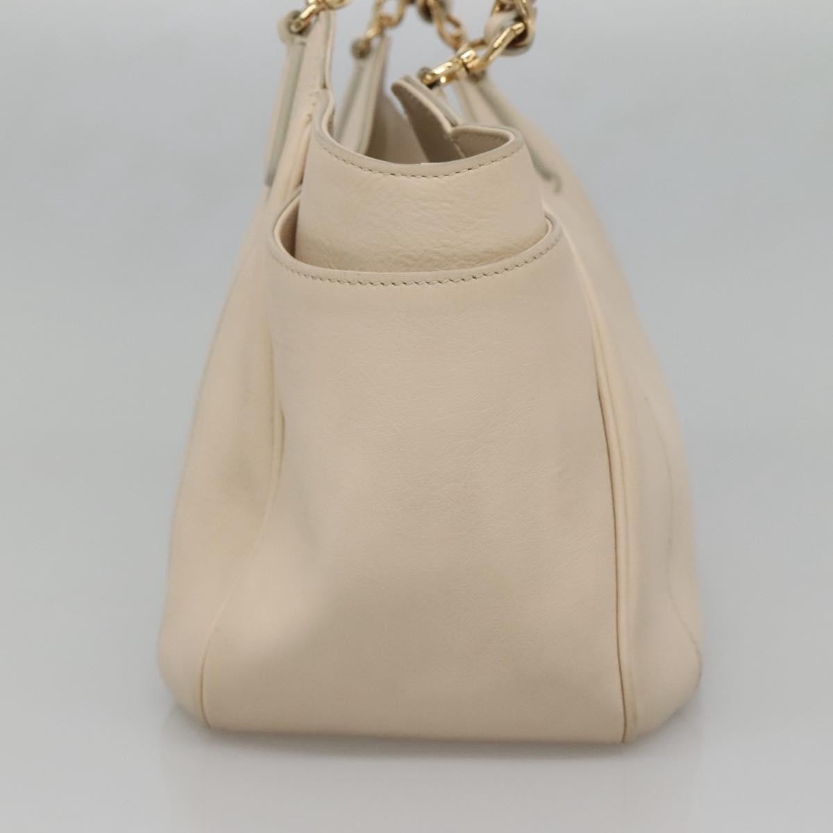 Salvatore Ferragamo Melinda Tote Leather, BEIGE, LEATHER, Tote bag
