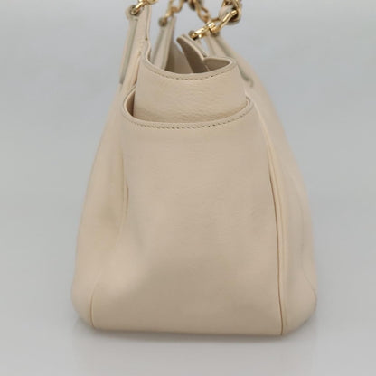 Salvatore Ferragamo Melinda Tote Leather, BEIGE, LEATHER, Tote bag