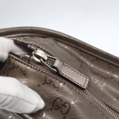 Gucci Plus Tote GG Imprime, SILVER, PVC, Tote bag