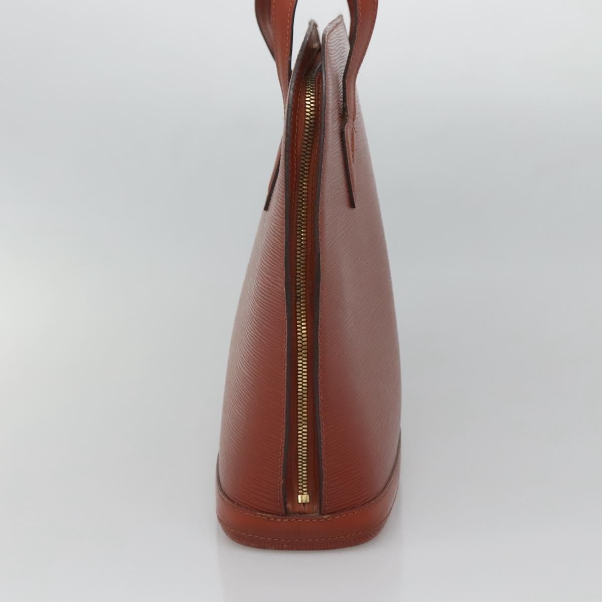 Louis Vuitton Lussac Handbag Epi Leather, BROWN, LEATHER, Shoulder bag