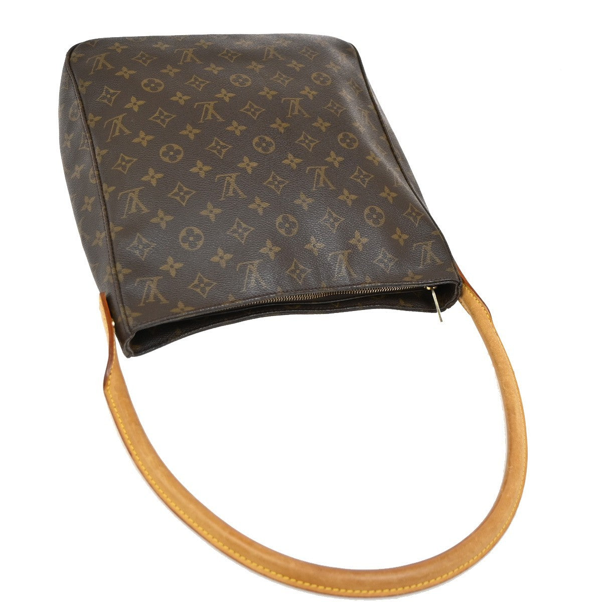 Louis Vuitton Looping Handbag Monogram Canvas, BROWN, CANVAS, Shoulder bag