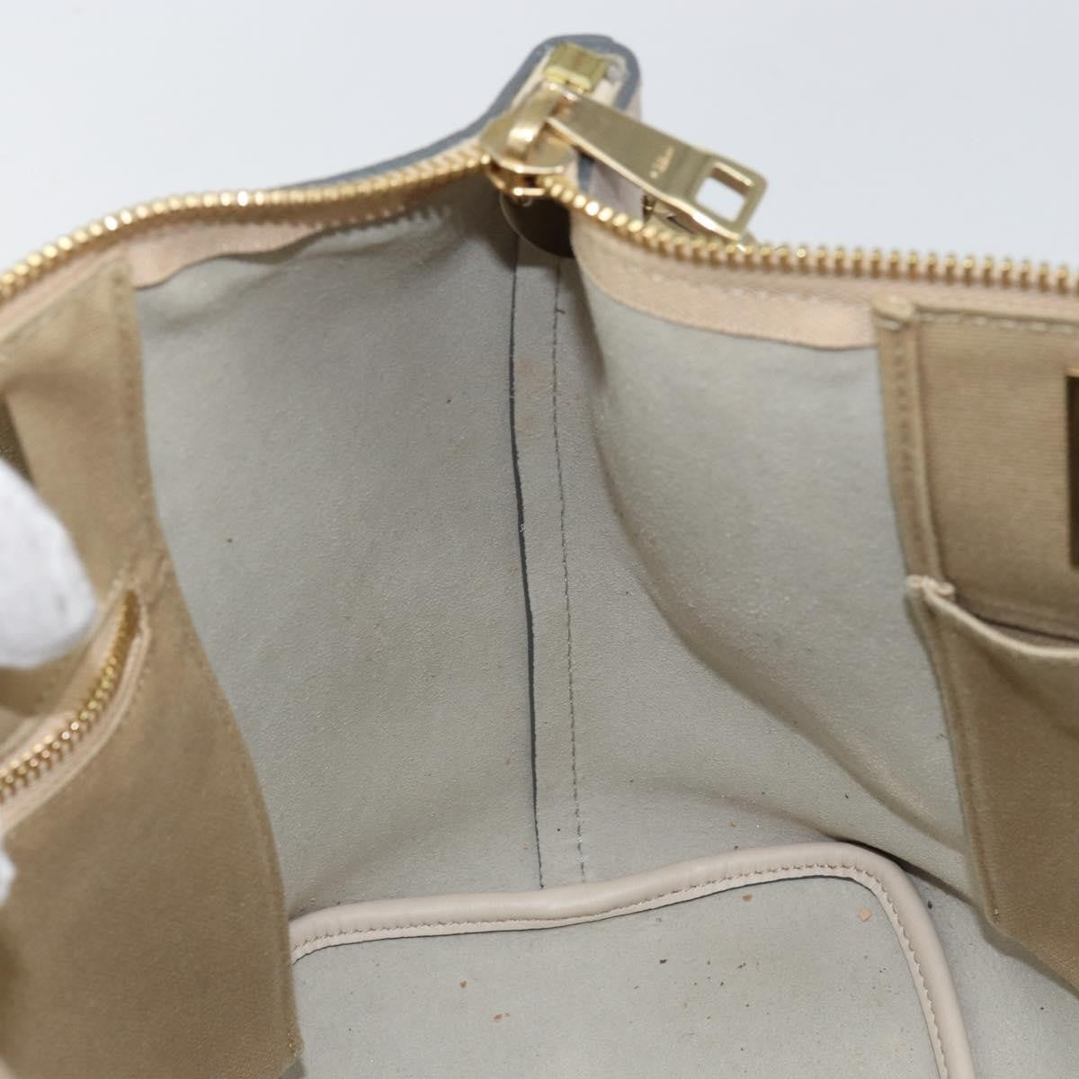 Chloe Bicolor Baylee Satchel Leather, GRAY, LEATHER, Tote bag