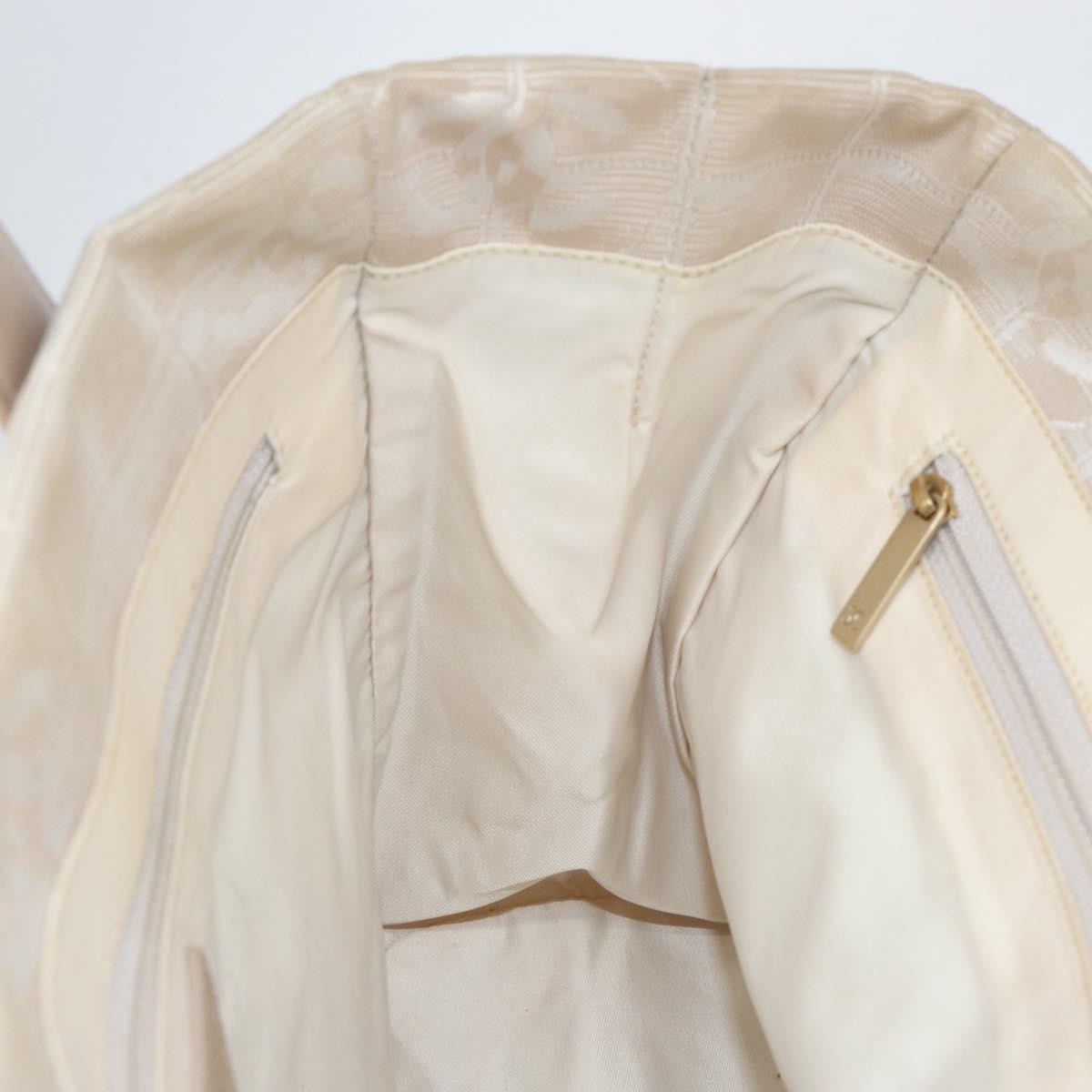 Chanel Travel Line Tote Nylon, BEIGE, NYLON, Tote bag
