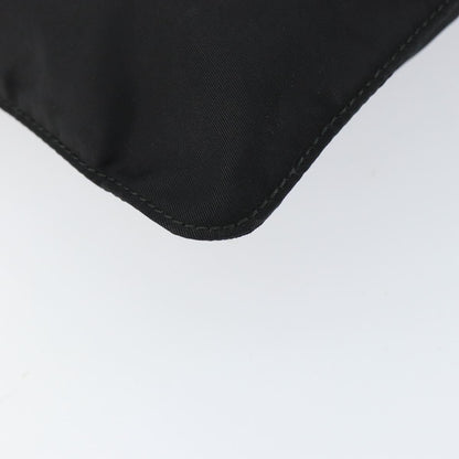 Prada Front Pocket Messenger Bag Tessuto, BLACK, NYLON, Shoulder bag
