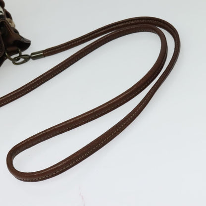 Burberry Blue Label Handbag Wool, BROWN, WOOL, Shoulder bag