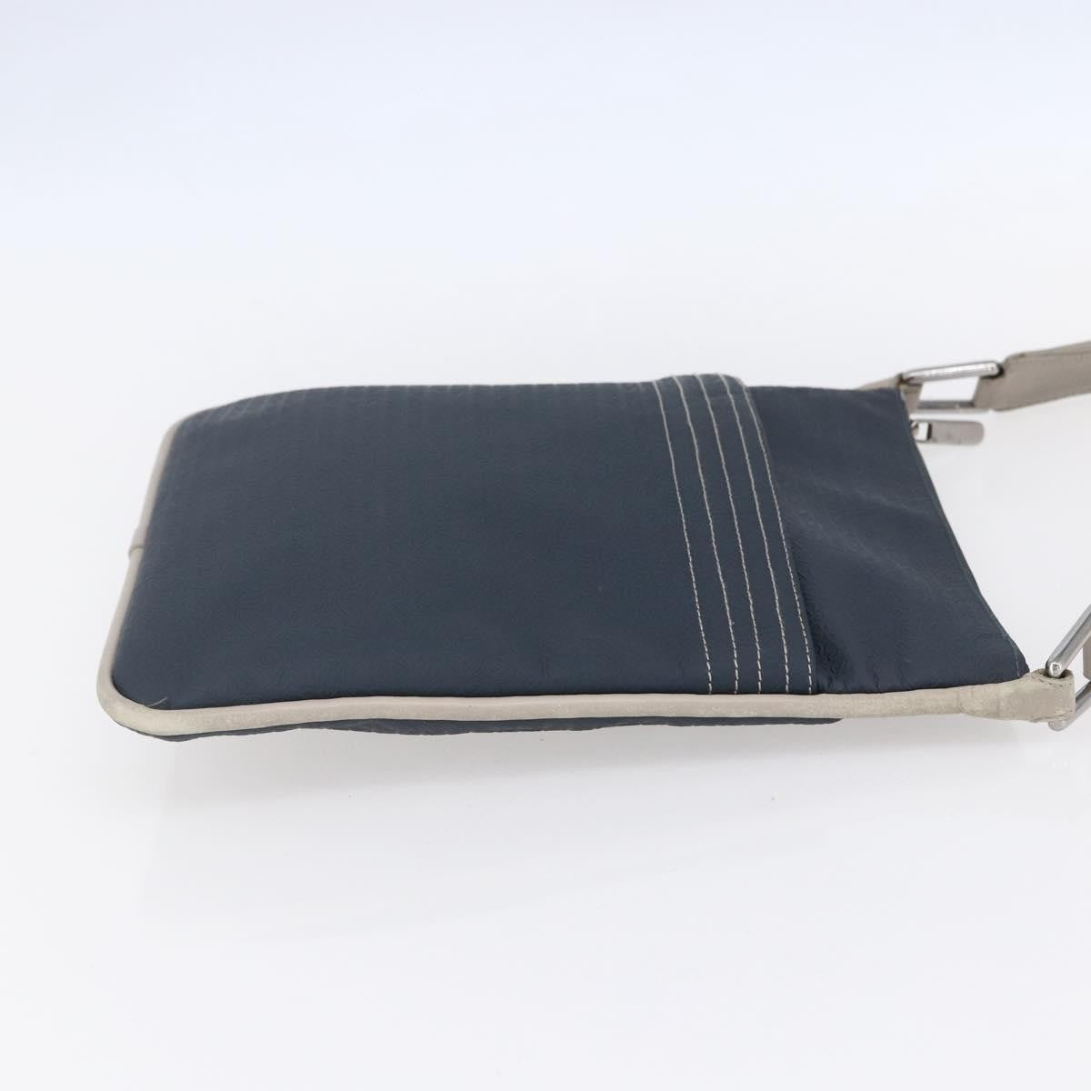 Loewe Anagram Shoulder Bag Canvas, NAVY, PVC, Shoulder bag