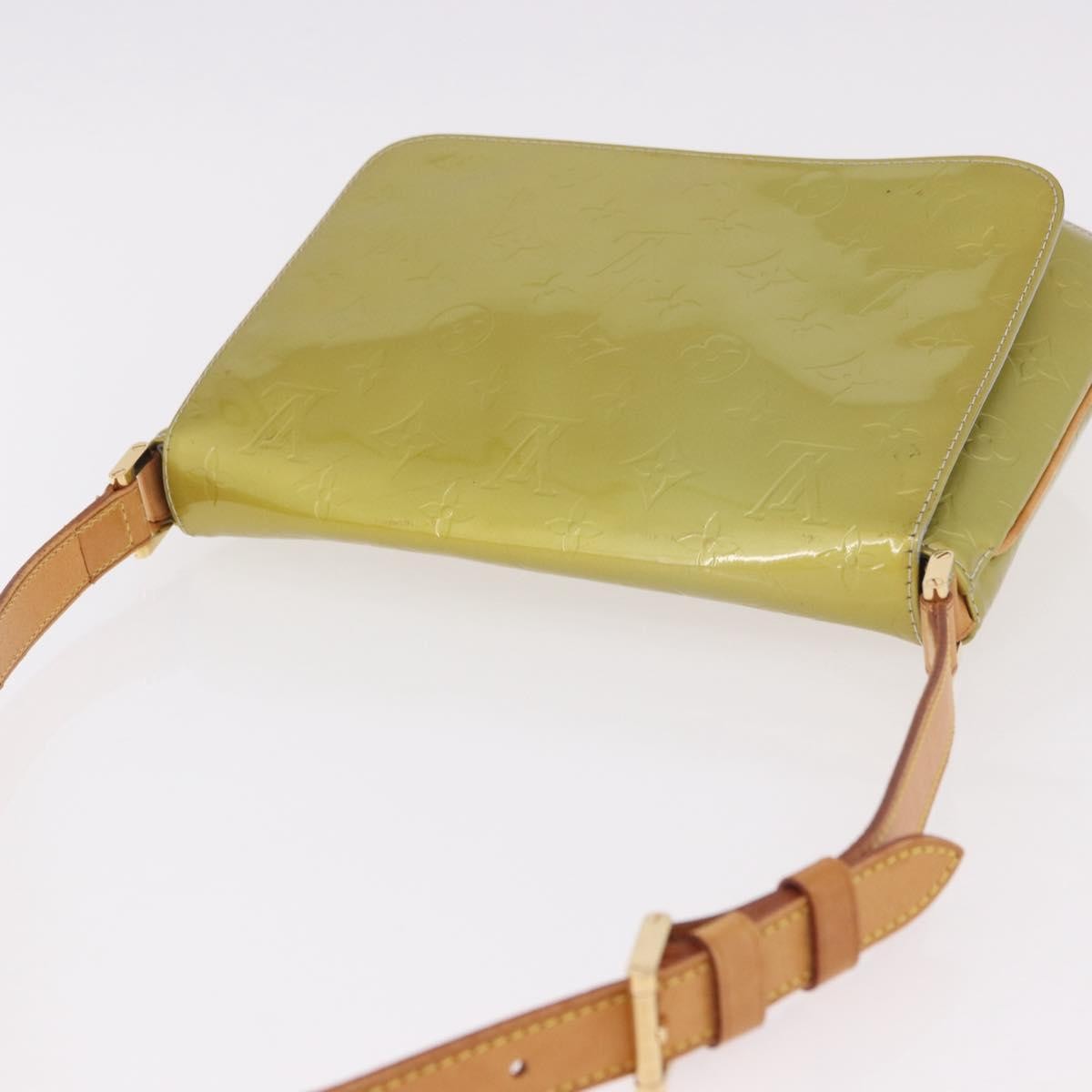 Louis Vuitton Thompson Street Handbag Monogram Vernis, Gray, Patent Leather, Shoulder Bag