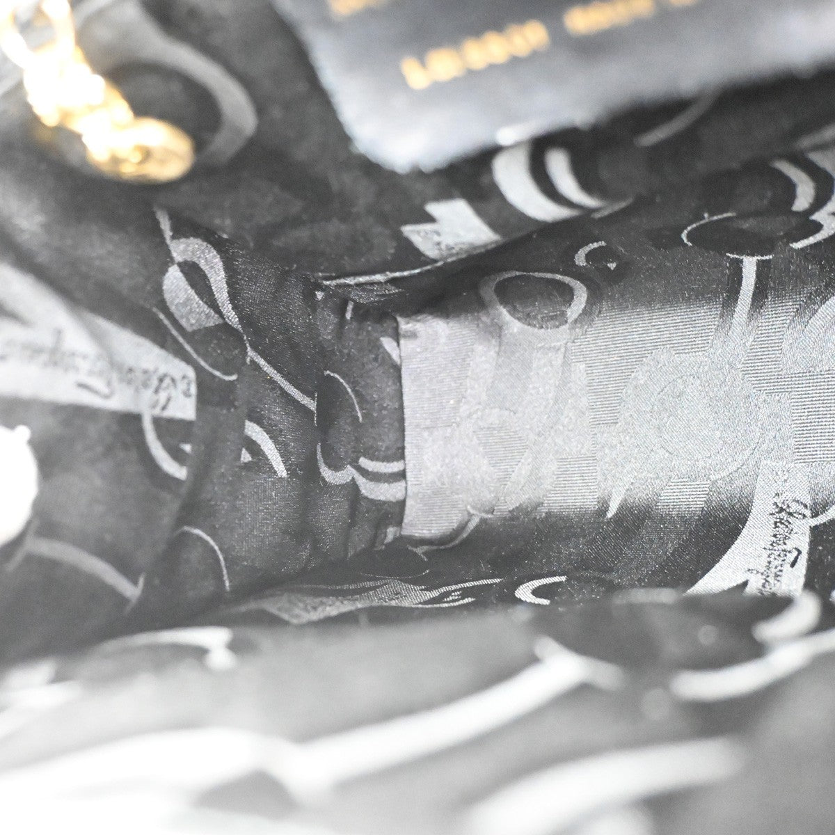 Salvatore Ferragamo Vala Handbag Leather, BLACK, LEATHER, Handbag