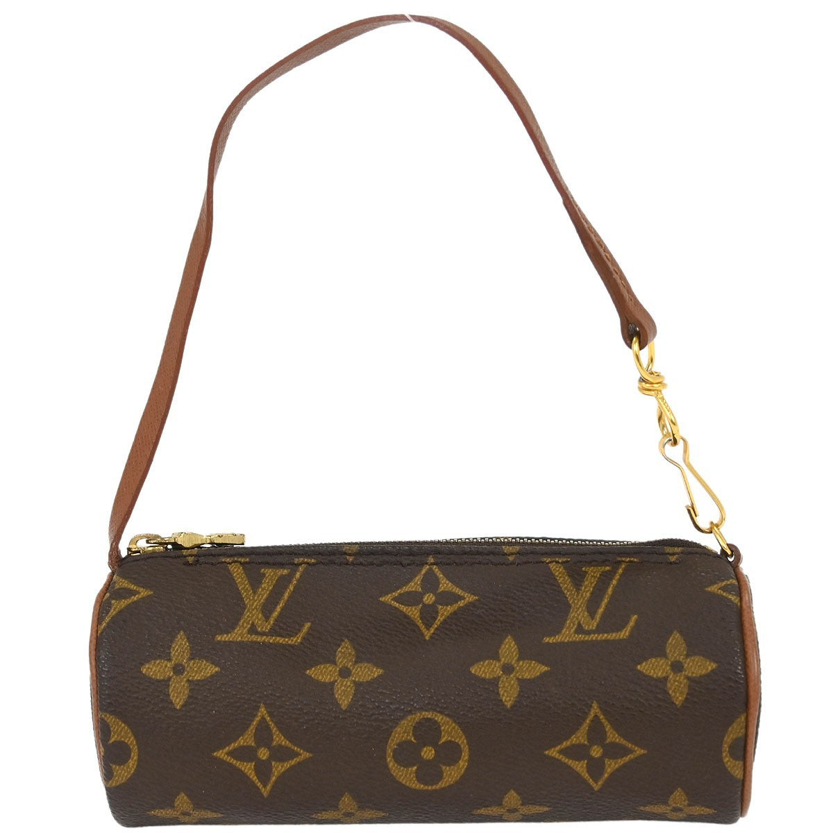 Louis Vuitton Papillon Pochette Monogram Canvas, BROWN, CANVAS, Clutche & pouche