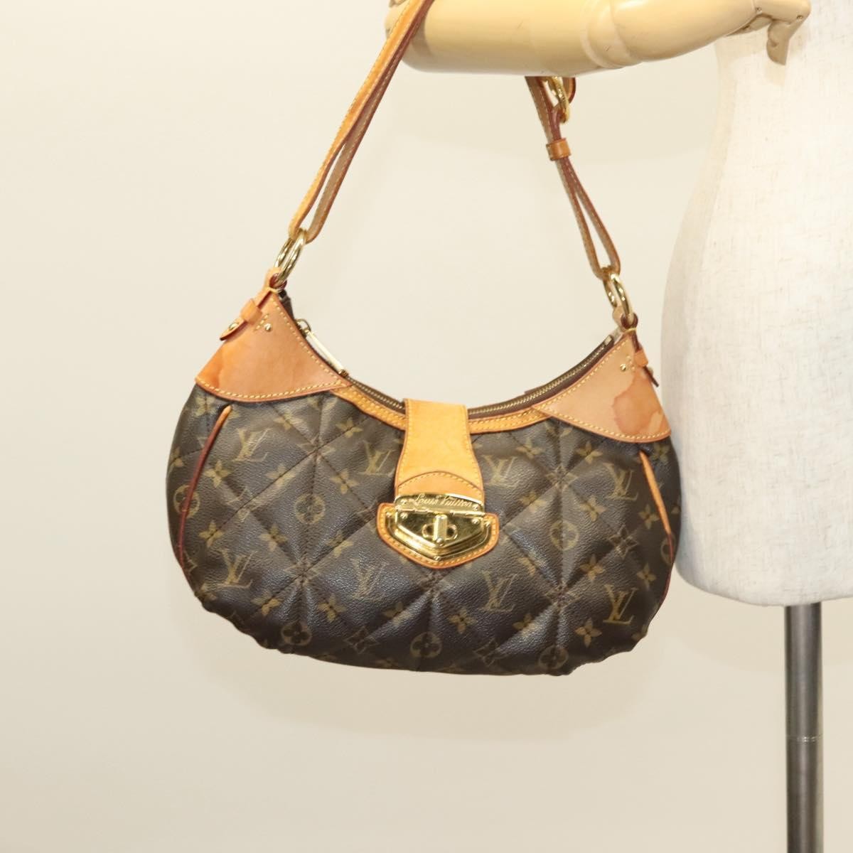 Louis Vuitton City Handbag Monogram Etoile, BROWN, CANVAS, Shoulder bag