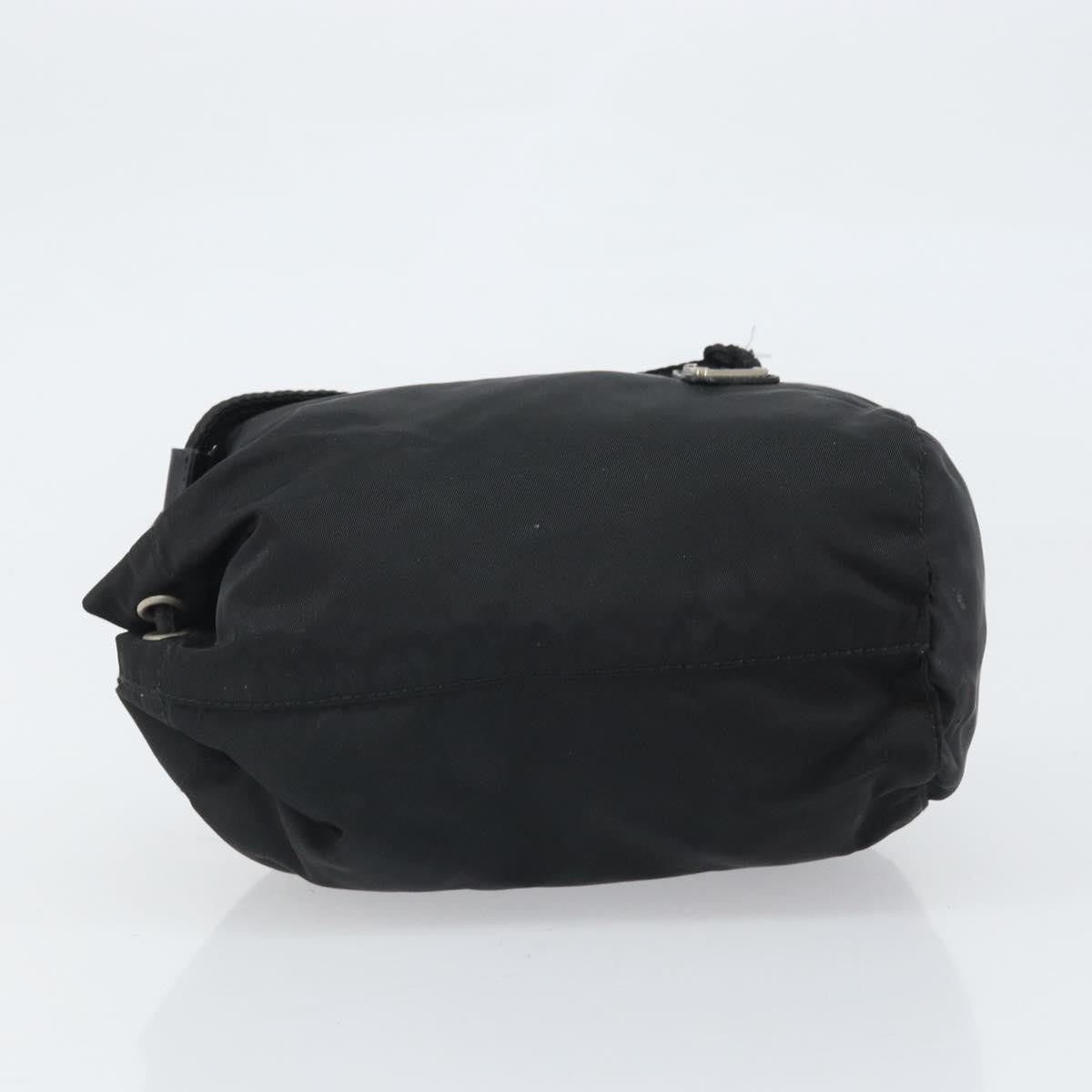 Prada Drawstring Travel Pouch Tessuto, BLACK, NYLON, Clutche & pouche