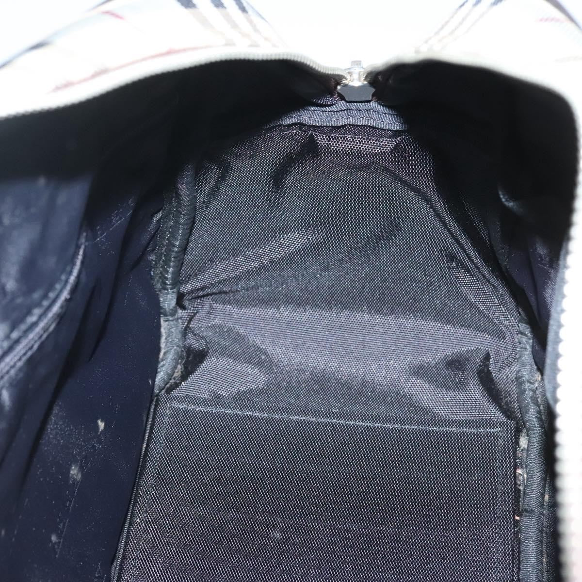 Burberry Nova Check Bowling Bag Canvas, BEIGE, NYLON, Handbag