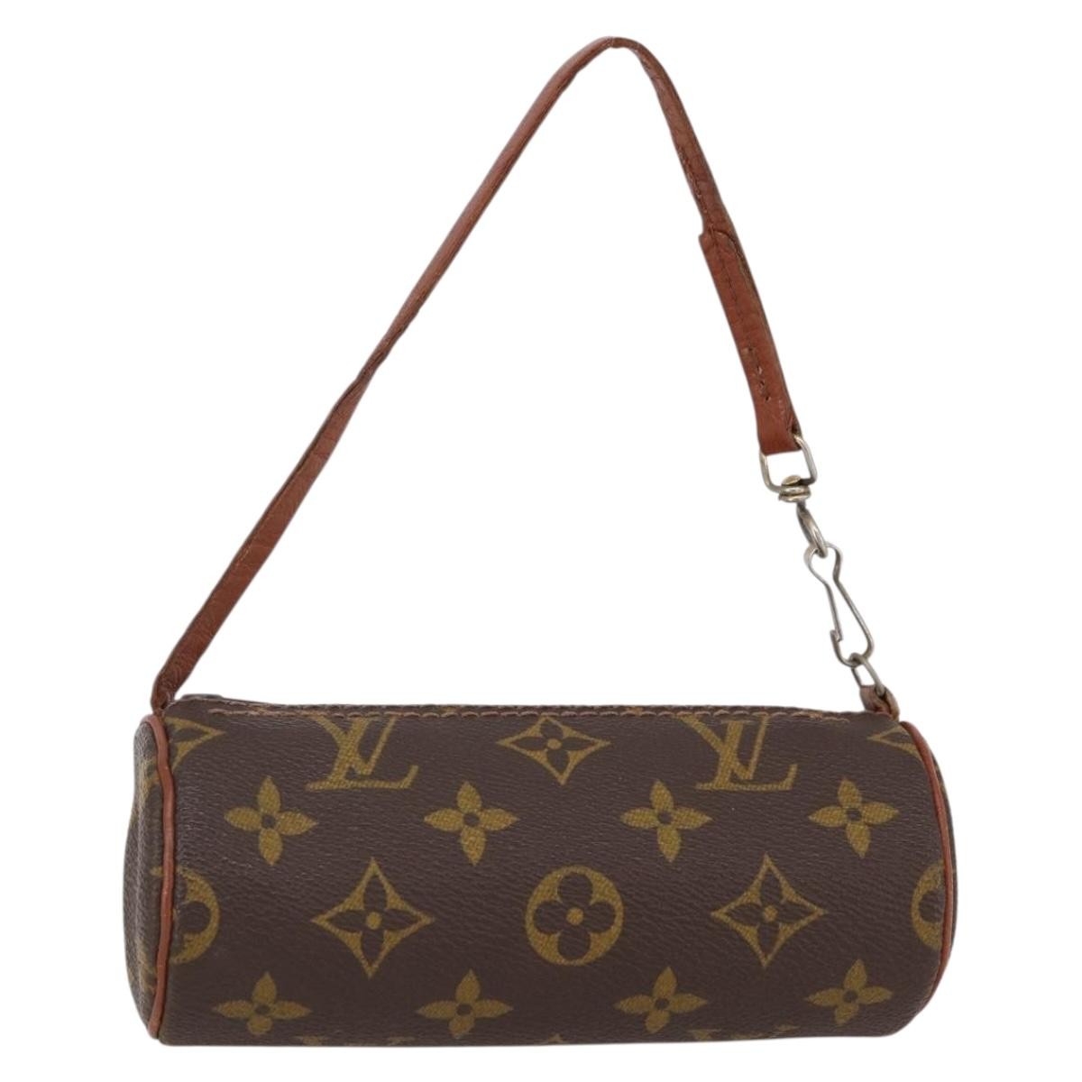 Louis Vuitton Papillon Pochette Monogram Canvas, BROWN, CANVAS, Clutche & pouche