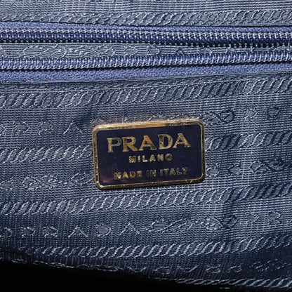 Prada Buckle Backpack Quilted Tessuto, NAVY, NYLON, Backpack