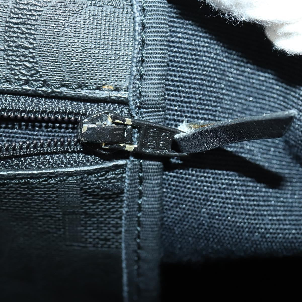 Christian Dior Vintage Trotter Boston Bag PVC, BLACK, PVC, Travel bag