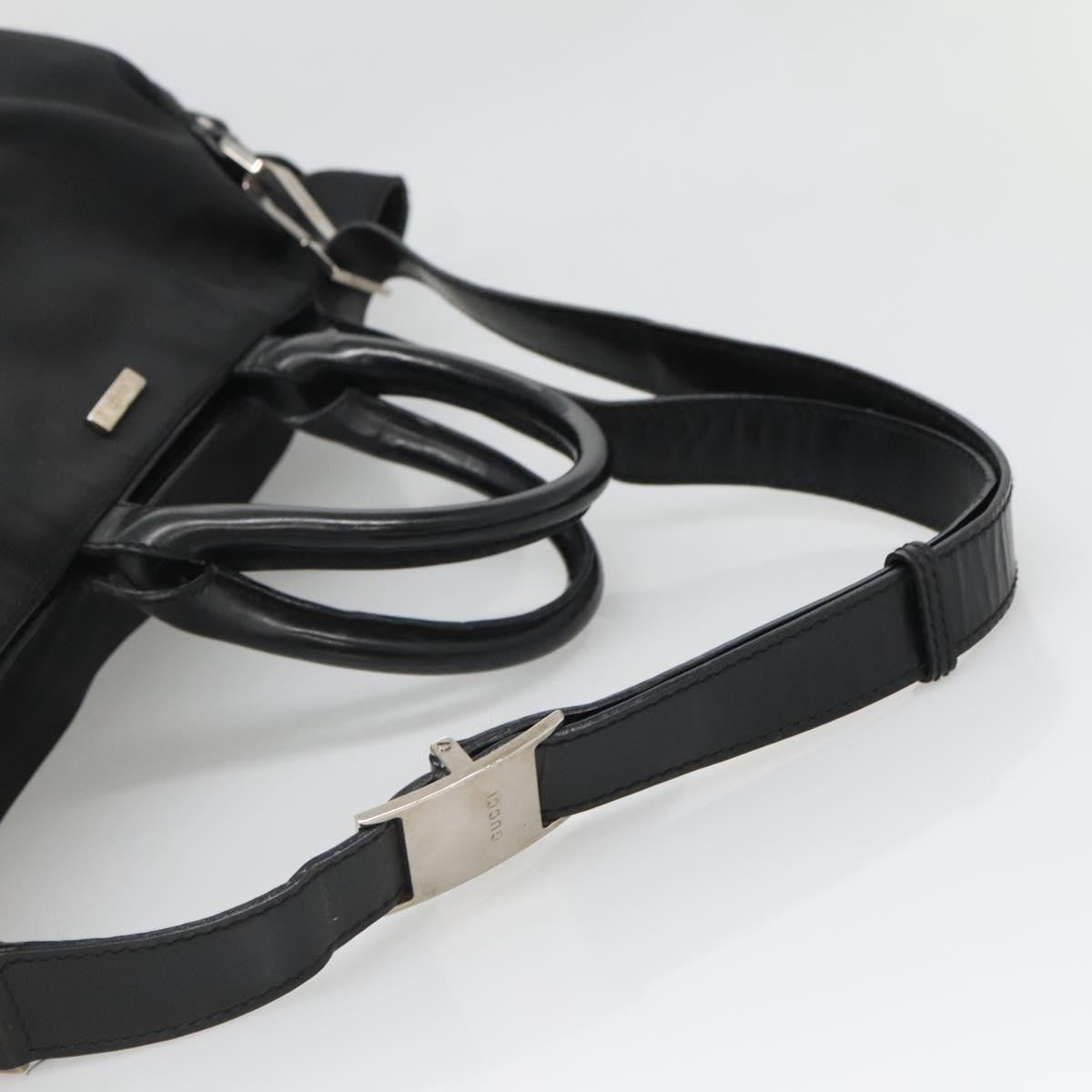 Gucci Vintage Handbag Nylon, BLACK, NYLON, Handbag