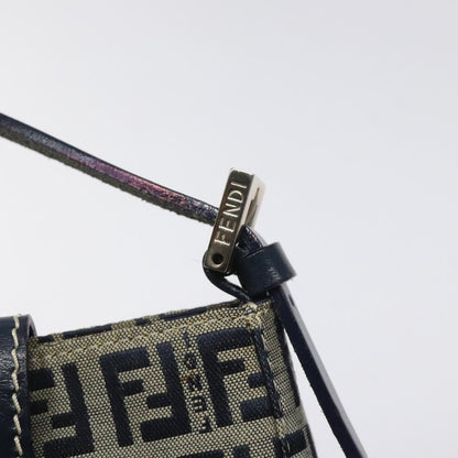 Fendi Vintage Shoulder Bag Zucca Canvas, NAVY, CANVAS, Shoulder bag