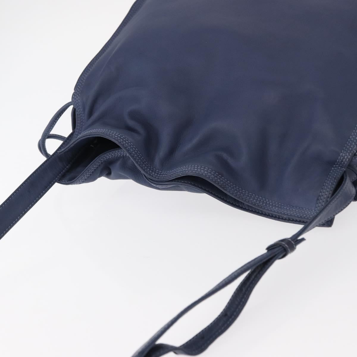 Loewe Flamenco Bag Leather, BLUE, LEATHER, Shoulder bag