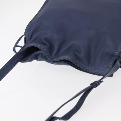 Loewe Flamenco Bag Leather, BLUE, LEATHER, Shoulder bag