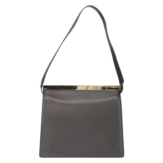 Gucci Vintage Shoulder Bag Leather, BLACK, LEATHER, Shoulder bag