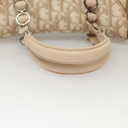 Christian Dior Vintage Trotter Romantique Flap Bag Diorissimo Coated Canvas, BEIGE, CANVAS, Handbag